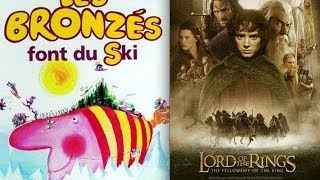 LE SEIGNEUR DES ANNEAUX vs LES BRONZES FONT DU SKI Parodie [upl. by Wanfried]