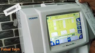 How To Test a Blood Sample in HORIBA CBC Machinehoriba cbc [upl. by Cynera842]