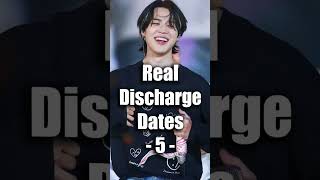 BTS Members REAL Military Discharge Date… [upl. by Fawcette]