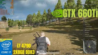 PUBG on i7 4790 and GTX 660 Ti 1080p 2024 [upl. by Birchard]