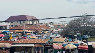 Exploring Techiman Market The Biggest Food Market and Busiest in West Africa [upl. by Maxa]