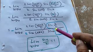 DERIVATIVE OF COSEC X USING FIRST PRINCIPLE COSEC X இன் வகைக்கெழு தமிழில் [upl. by Aihsenat418]