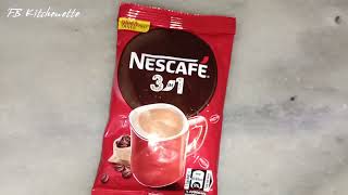 Nescafe 3 in 1 Quick amp Easy Coffee without Machine Recipe  FB Kitchenette  UrduHindi [upl. by Opalina]