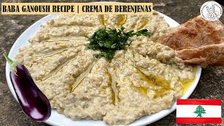 RECETA BABA GANOUSH  Crema de Berenjenas  APERITIVO SANO [upl. by Otila722]