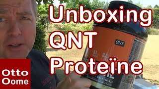 Unboxing QNT ProteïneEiwitten [upl. by Theola338]