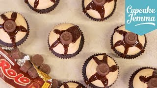 How to Make Tasty Rolo Cupcakes  Cupcake Jemma [upl. by Clareta]