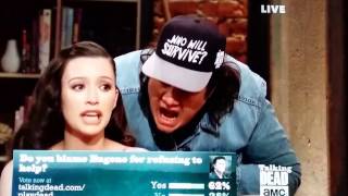 Josh McDermitt makes a hilarious surprise visit on Talking Dead [upl. by Seitz]