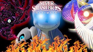 Sans Kills Galeem And Dharkon In Super Smash Bros [upl. by Tabber]