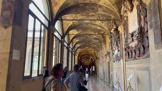 Walk through the Biblioteca comunale dellArchiginnasio in Bologna Italy [upl. by Eusebio]