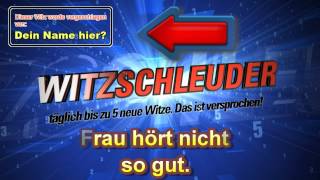 Witze  Frau hört nicht so gut  Full  HD [upl. by Timi857]