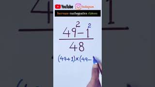 Mathsshorttrickvideo mathstrick Mathsskill mathssolution mathsproblem mathsactivity [upl. by Milburt]