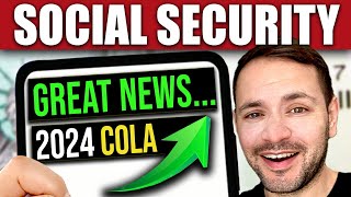 GREAT NEWS for Social Security COLA Forecast Just INCREASED for 2024… [upl. by Sharp]