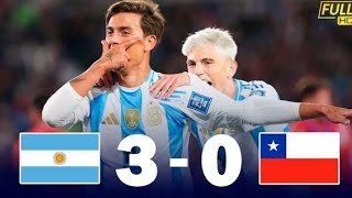 argentina vs chile 2024 highlights leomessi argentina football [upl. by Prady]