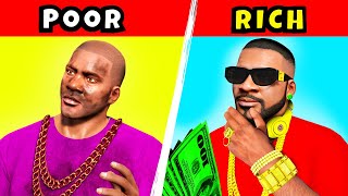 POOR to RICH LIFE in GTA 5 MOVIE [upl. by Maighdlin]