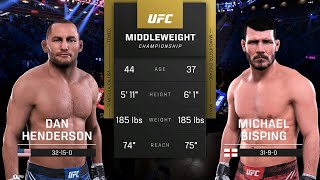 Dan Henderson vs Michael Bisping Full Fight  UFC 5 Fight Night [upl. by Trembly543]