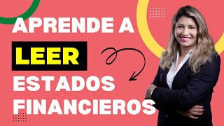 🧐​ Cómo INTERPRETAR los ESTADOS FINANCIEROS de una EMPRESA [upl. by Keele877]