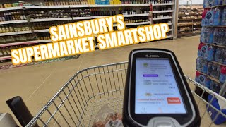 How To Use Sainsburys SmartShop  LONDON HALAL SUPERMARKET GROCERY HAUL [upl. by Cirederf995]