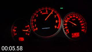 インプレッサ WRX GDAF 鷹目 0100km加速 [upl. by Ardnik785]