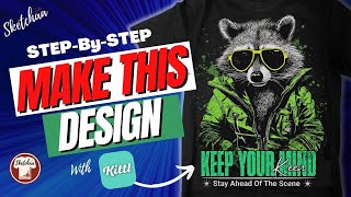 T shirt design software for beginners How to Make a T shirt design online  Kittl [upl. by Charyl]