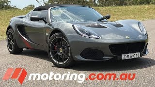 2018 Lotus Elise 220 Sprint Review motoringcomau [upl. by Lilas]