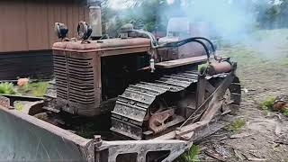 1949 international TD9 first start in 6 months Ole smokey international td9 dozer [upl. by Hodosh]