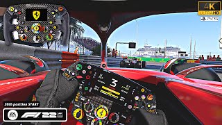 HOW MANY can I OVERTAKE at MONACO 5 Laps   F1 22 PS5 Gameplay  Thrustmaster Ferrari SF1000 4K [upl. by Verdha]