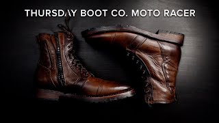 Thursday Boot Co Casa Moto Racer Special Collaboration  Unboxing ASMR [upl. by Leora]