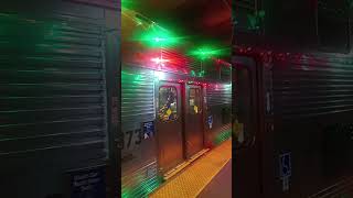 Metra holiday train at Millennium Station [upl. by Gnurt]