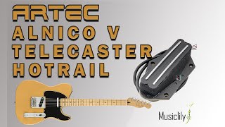 ARTEC ALNICO V TELECASTER HOT RAIL PICKUP [upl. by Yeoj438]