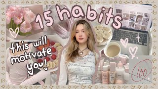 15 habits you NEED in 2024 ✧ exit lazy girl era ✧･ﾟ ✧･ﾟ [upl. by Al]