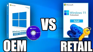 WINDOWS OEM VS WINDOWS RETAIL QUAL É A DIFERENÇA [upl. by Garzon]