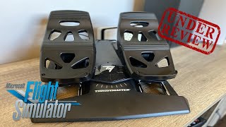 Thrustmaster TFlight Rudder Pedals InDepth Unboxing Review and First Impressions [upl. by Eustashe]