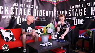 Finneas Interview LIVE Backstage at Austin City Limits Music Festival 2019  101X [upl. by Karlens]