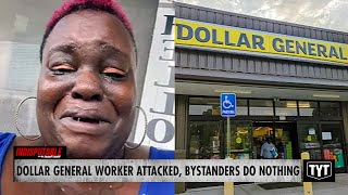 Customer STOMPS Black Worker With SteelToe Boots Bystanders Do Nothing [upl. by Eidda]