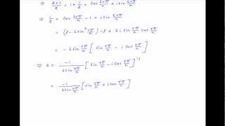 Find roots of znz1n and show that points which represent them are collinear [upl. by Asenaj475]