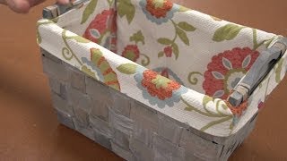 How to Make a Basket Liner [upl. by Vitale]