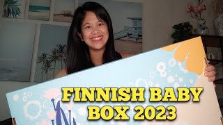 UNBOXING 2023 FINNISH BABY BOX I FINNISH MATERNITY PACKAGE I Äitiyspakkaus 2023 l LIFE IN FINLAND [upl. by Solakcin]