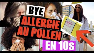 VLOG 1 Comment se débarrasser de lALLERGIE AU POLLEN en 10 secondes Rhume des foins [upl. by Liag]