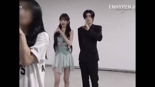 Jangkku TikTok behindthescenes cut Sunghoon Wonyoung [upl. by Rosenberg530]