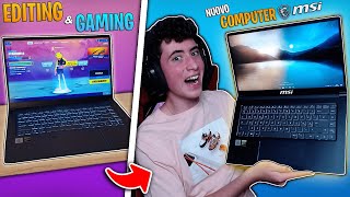 Unboxing del mio NUOVO COMPUTER per VIDEO EDITING e GAMING DA 1300€ emeising [upl. by Olnay421]