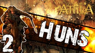 Total War Attila  Huns Campaign 2  Strength of the Horde [upl. by Yona]