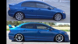 INSANE 8THGEN HONDA CIVIC SI FA5 MUGEN CAR BUILD TRANSFORMATION 🔥 [upl. by Nelia]