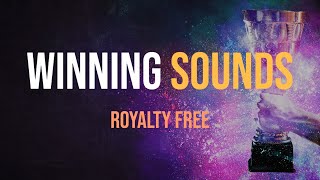 Winning Sound Effects And Jingles Fanfare TaDa ChaChing Cheers Applause Royalty Free [upl. by Montague]