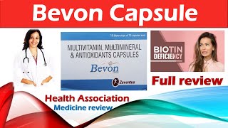 Bevon Multivitamin Capsule Benefits  uses sideeffect  How to use full review [upl. by Aiden]