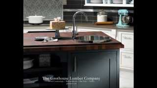 Interior Decorating with Wood Countertops  Wood Countertop photos  Innovative Countertops [upl. by Coppins374]