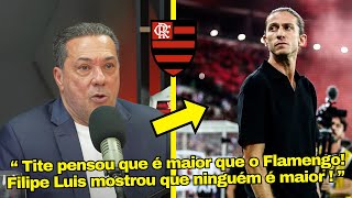 MUITO MELHOR VEJA COMO LUXEMBURGO ELOGIOU O TRABALHO DE FILIPE LUIS PELO FLAMENGO CONTRA DO TITE [upl. by Tirza]