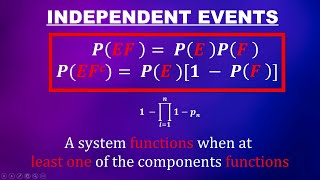 Independent Events in Probability with an Example [upl. by Wilde619]