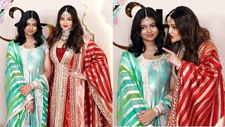 Aishwarya Rai amp Aaradhya Visuals  Anant AmbaniRadhika Merchant Wedding  Manastars [upl. by Ecinhoj458]