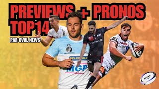 PREVIEW  PRONO de la 5e journée de Top14 [upl. by Crosley33]