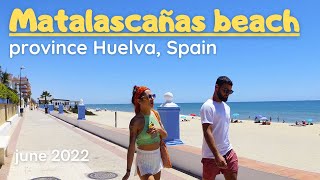 Amazing beach  Matalascañas  province Huelva Spain 4K Walk tour [upl. by Tengler]